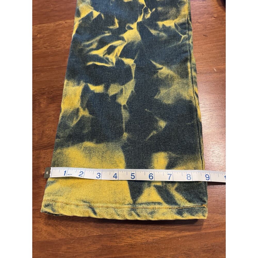 36 Lip Service Bleach Splatter Jeans Y2K Punk Goth Industrial Rave Pants USA Men - Picture 9 of 12